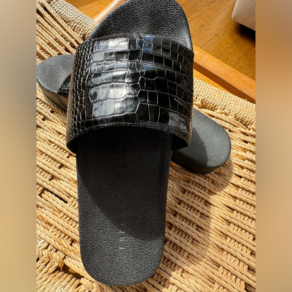 Freda Salvador Lea Slides, sz 9, Blck